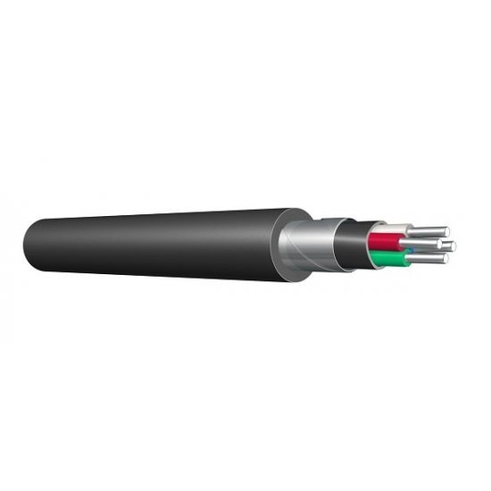 Силовой алюминиевый бронированный кабель АВБШВ 4х35 (N) -0.660 однопроволочный|0357800001 АЛЮР