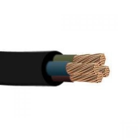 Силовой медный гибкий кабель КГтп 4x16 (PE)